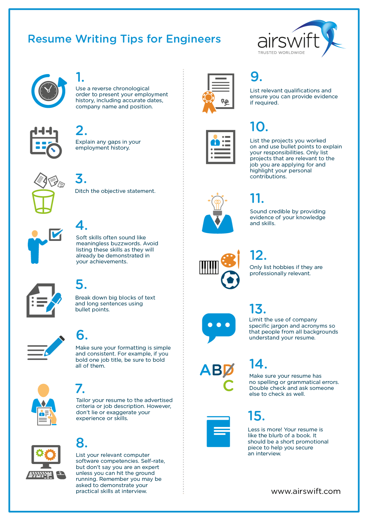 tips to resume writing